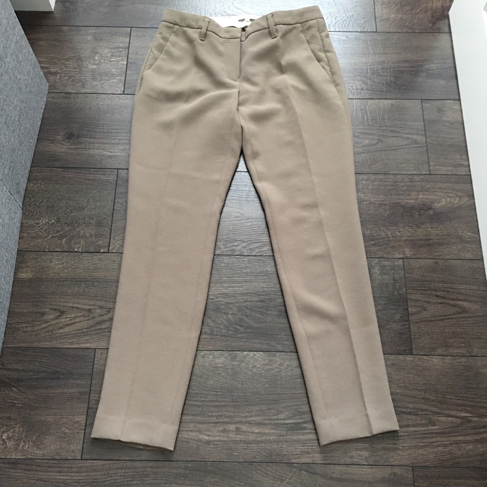 Aritzia Babaton Kendrick Crepe Pants in Khaki